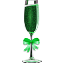 download Champagne Glass Remix 2 clipart image with 90 hue color