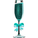 download Champagne Glass Remix 2 clipart image with 135 hue color