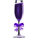 download Champagne Glass Remix 2 clipart image with 225 hue color