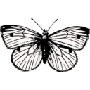 download Cabbage Moth clipart image with 315 hue color