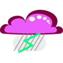 download Drakoon Thunder Cloud 3 clipart image with 90 hue color