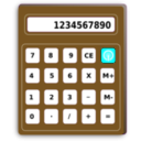 download Calculator clipart image with 180 hue color