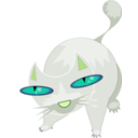 download Scarycat clipart image with 90 hue color