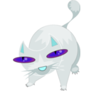 download Scarycat clipart image with 180 hue color