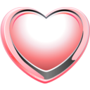 download Pink Heart clipart image with 45 hue color