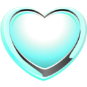 download Pink Heart clipart image with 225 hue color