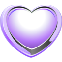 download Pink Heart clipart image with 315 hue color