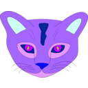 download Color Cat clipart image with 225 hue color