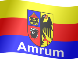 Amrum Flagge Wehend Mit Schatten