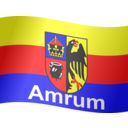 Amrum Flagge Wehend Mit Schatten