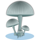 download Mushroom clipart image with 180 hue color