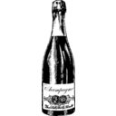 download Champagne Bottle clipart image with 45 hue color