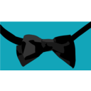 download Bow Tie clipart image with 180 hue color