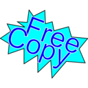 download Freecopy clipart image with 180 hue color