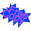 download Freecopy clipart image with 225 hue color