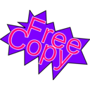 download Freecopy clipart image with 270 hue color