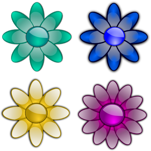 Glossy Flowers 3