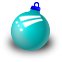 download Xmas Ornament clipart image with 180 hue color