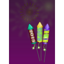 download Fireworks clipart image with 45 hue color