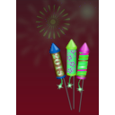 download Fireworks clipart image with 90 hue color