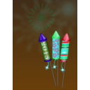 download Fireworks clipart image with 135 hue color