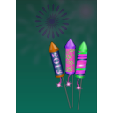 download Fireworks clipart image with 270 hue color