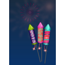 download Fireworks clipart image with 315 hue color