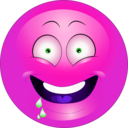 download Yellow Hypnotize Smiley Emoticon clipart image with 270 hue color