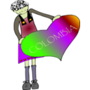 download Colombia clipart image with 45 hue color