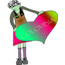 download Colombia clipart image with 90 hue color