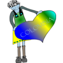 download Colombia clipart image with 180 hue color