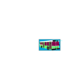 download City Bus clipart image with 135 hue color