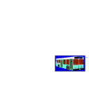 download City Bus clipart image with 180 hue color