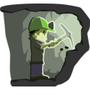 download Miner clipart image with 45 hue color