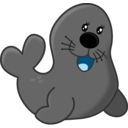 download Seal clipart image with 225 hue color