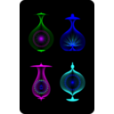 download Abstract Lights clipart image with 180 hue color