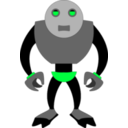 download Robot clipart image with 135 hue color