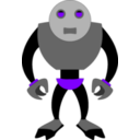 download Robot clipart image with 270 hue color