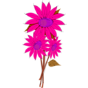download Helianthus clipart image with 270 hue color