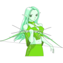 download Banshee Elven Archer clipart image with 90 hue color