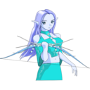 download Banshee Elven Archer clipart image with 180 hue color