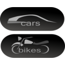 download Cars And Bikes clipart image with 315 hue color