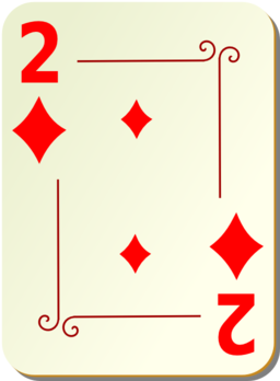 Ornamental Deck 2 Of Diamonds