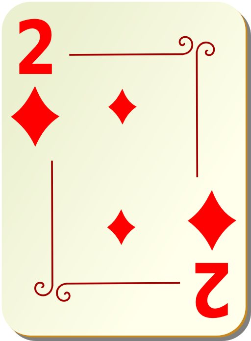 Ornamental Deck 2 Of Diamonds