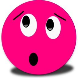 Embarrased Smiley Pink Emoticon