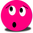 Embarrased Smiley Pink Emoticon