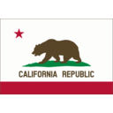 Flag Of California Solid Color Border