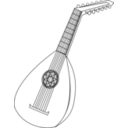 download Lute 1 clipart image with 45 hue color