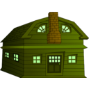 download Halloween Horror House Small clipart image with 45 hue color