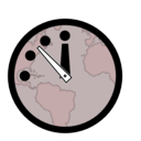download Doomsday Clock clipart image with 315 hue color